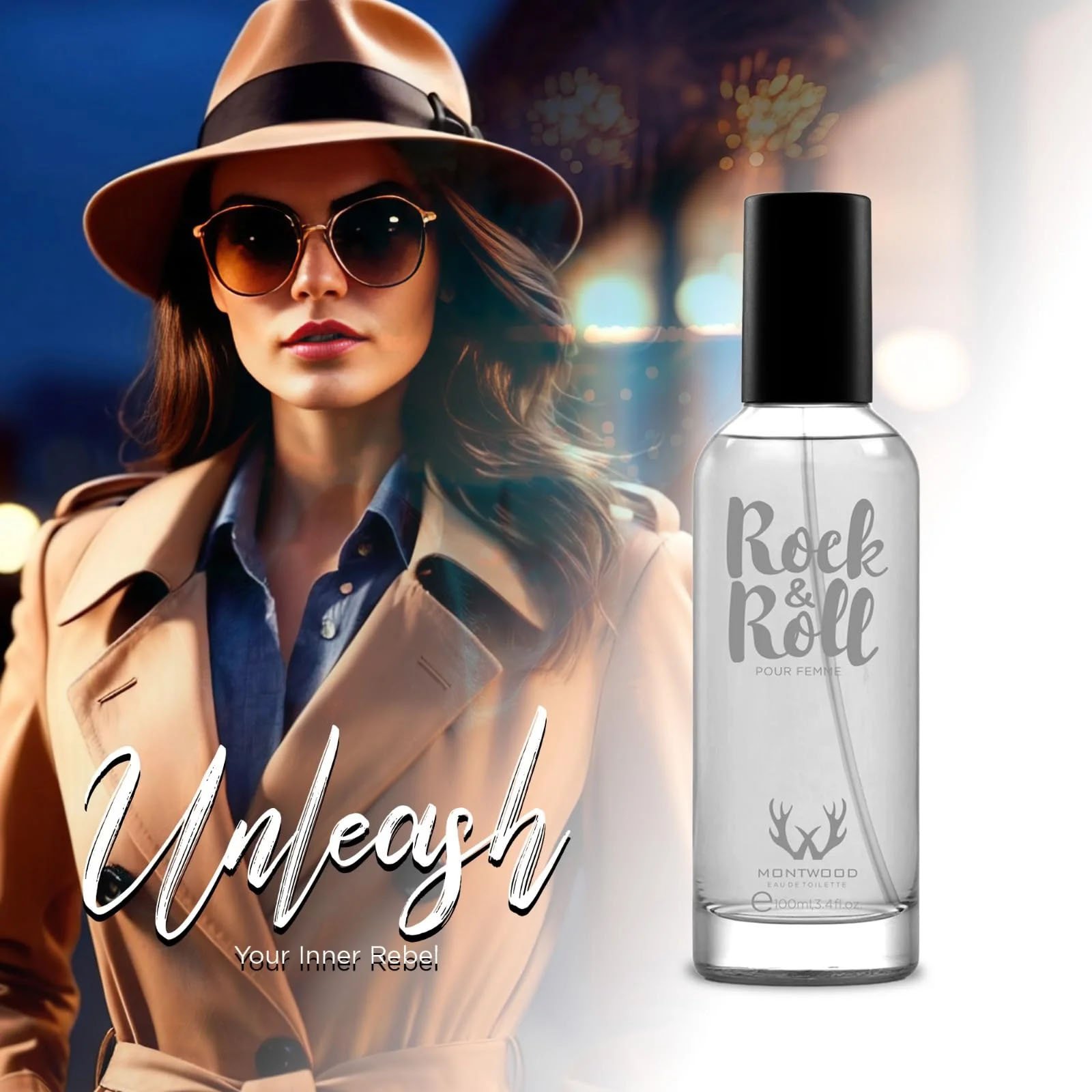 Perfume Montwood Rock & Roll Eau de Toilette Feminino 100ML