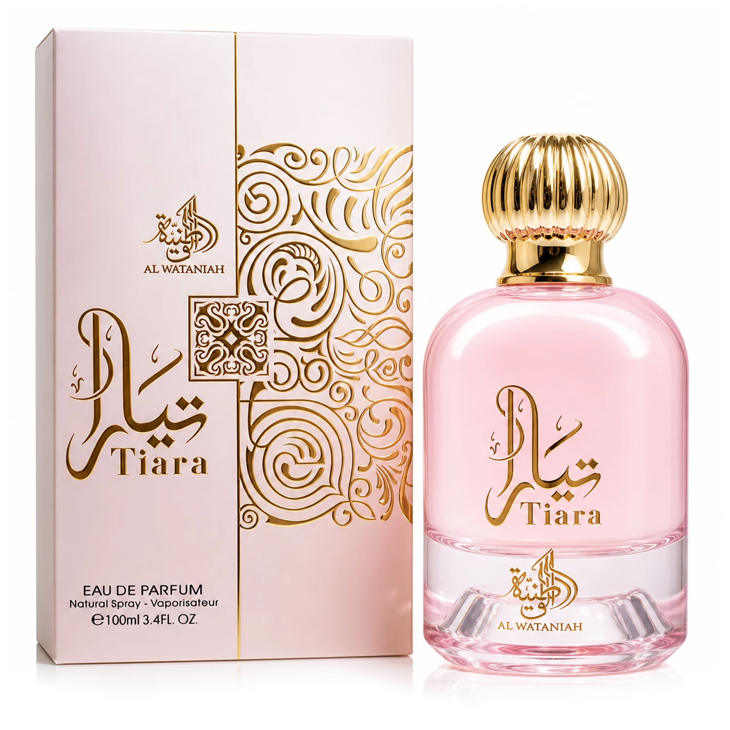 Perfume Al Wataniah Tiara Pink Eau de Parfum Feminino 100ML