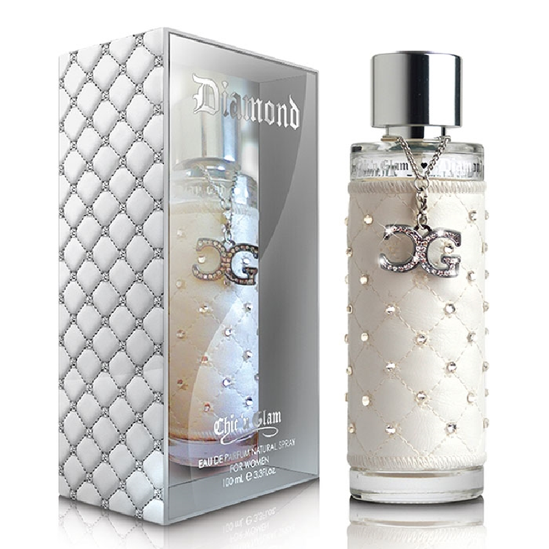Perfume New Brand Chic 'N Glam Diamond Eau de Parfum Feminino 100ML