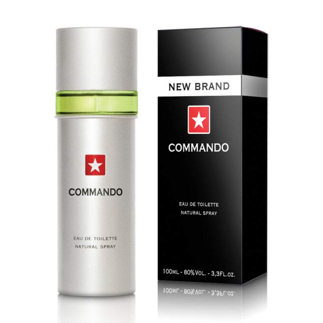 Perfume New Brand Commando Eau de Toilette Masculino 100ML