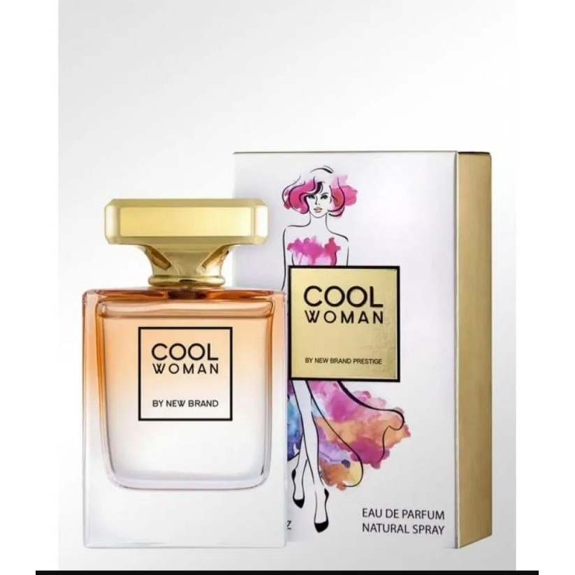Perfume New Brand Cool Woman Eau de Parfum Feminino 100ML