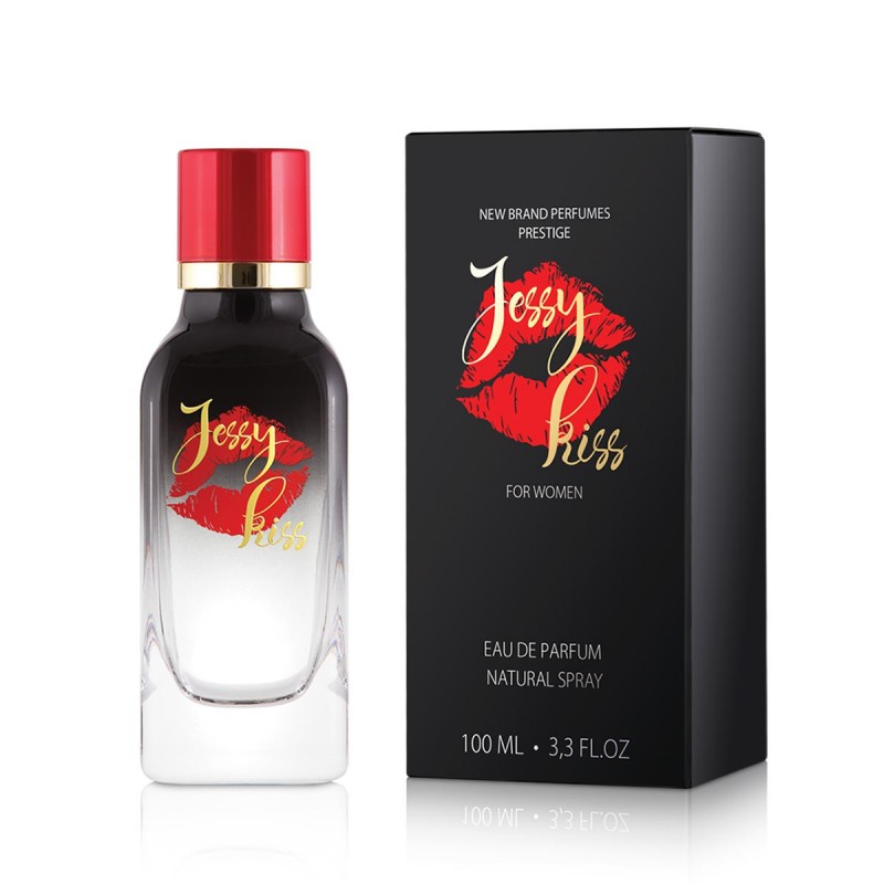 Perfume New Brand Jessy Kiss Eau de Parfum Feminino 100ML