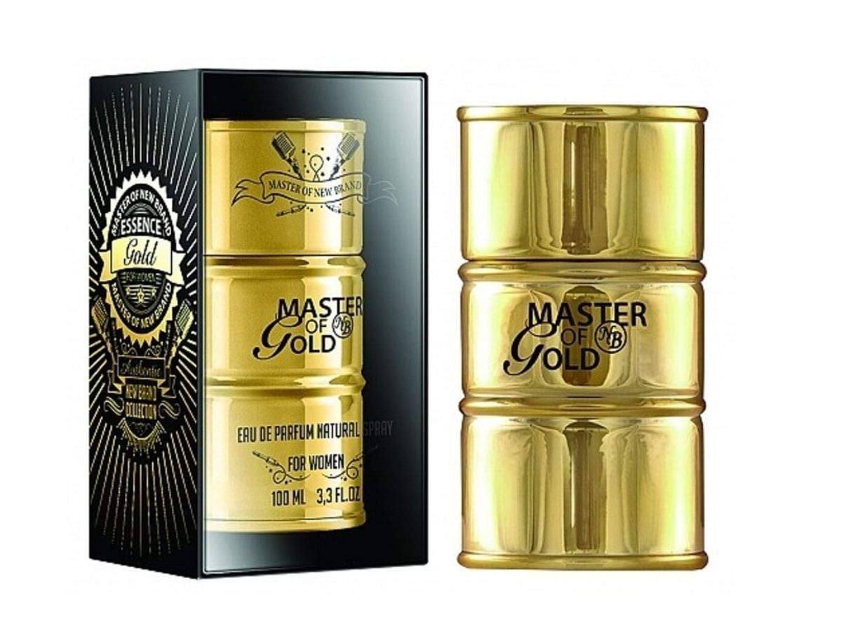 Perfume New Brand Master Of Gold Eau de Parfum Feminino 100ML