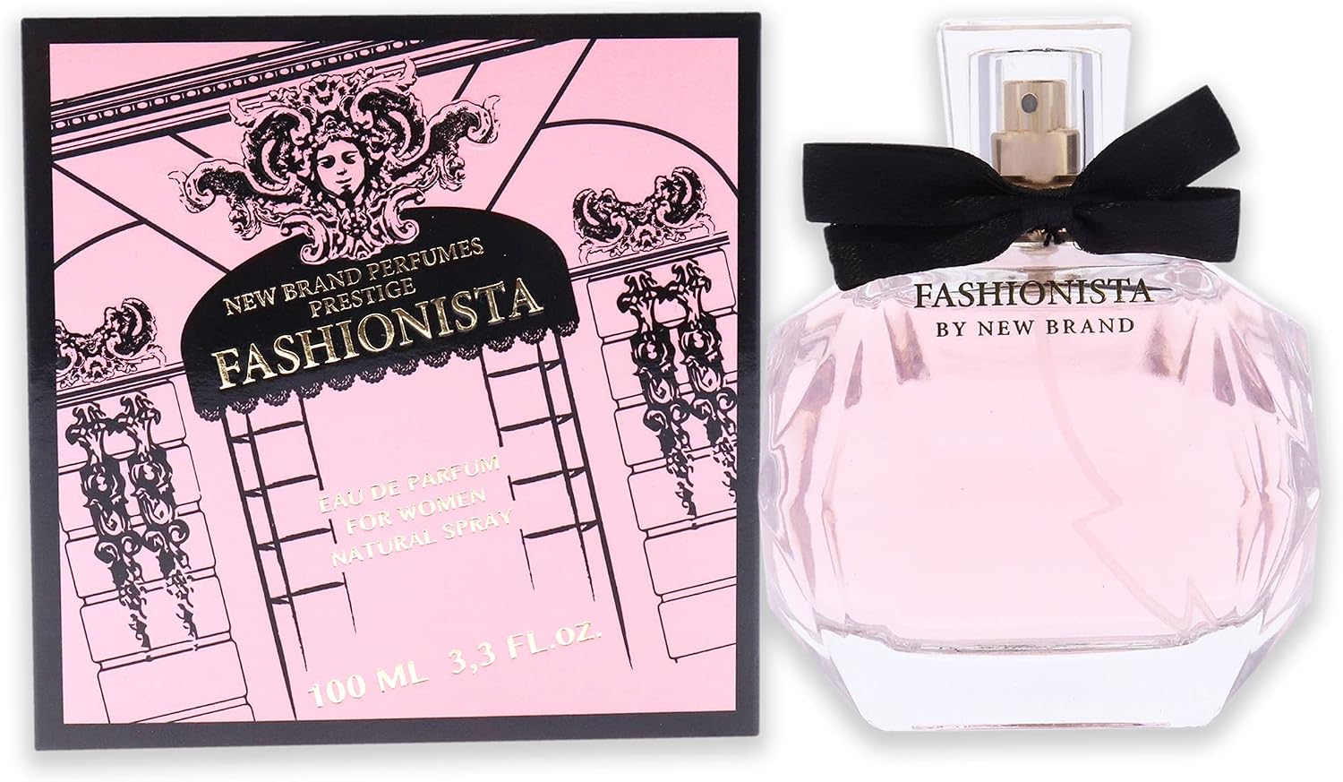 Perfume New Brand Prestige Fashionista Eau de Parfum Feminino 100ML