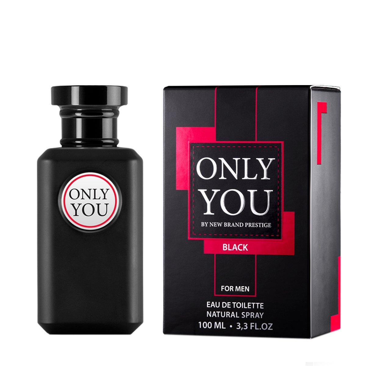 Perfume New Brand Prestige Only You Black Eau de Toilette Masculino 100ML