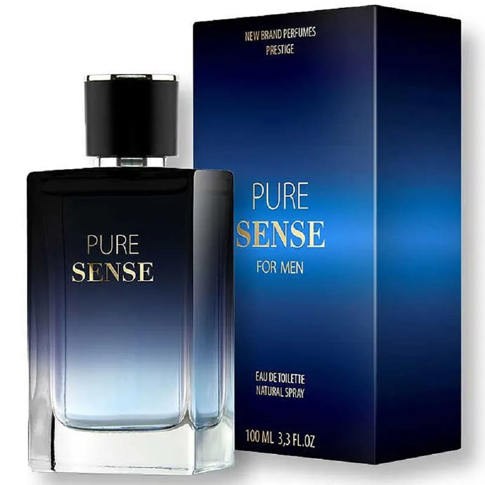 Perfume New Brand Pure Sense For Men Eau de Toilette Masculino 100ML