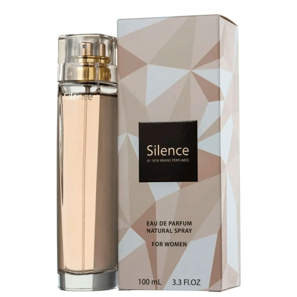 Perfume New Brand Silence Eau de Parfum Feminino 100ML