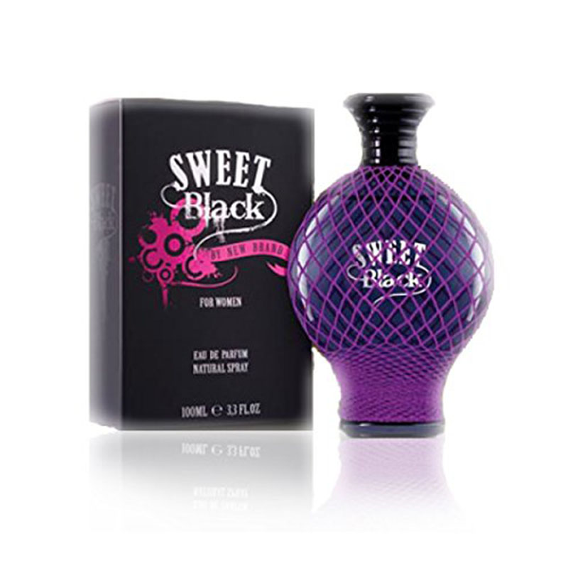 Perfume New Brand Sweet Black Eau de Parfum Feminino 100ML