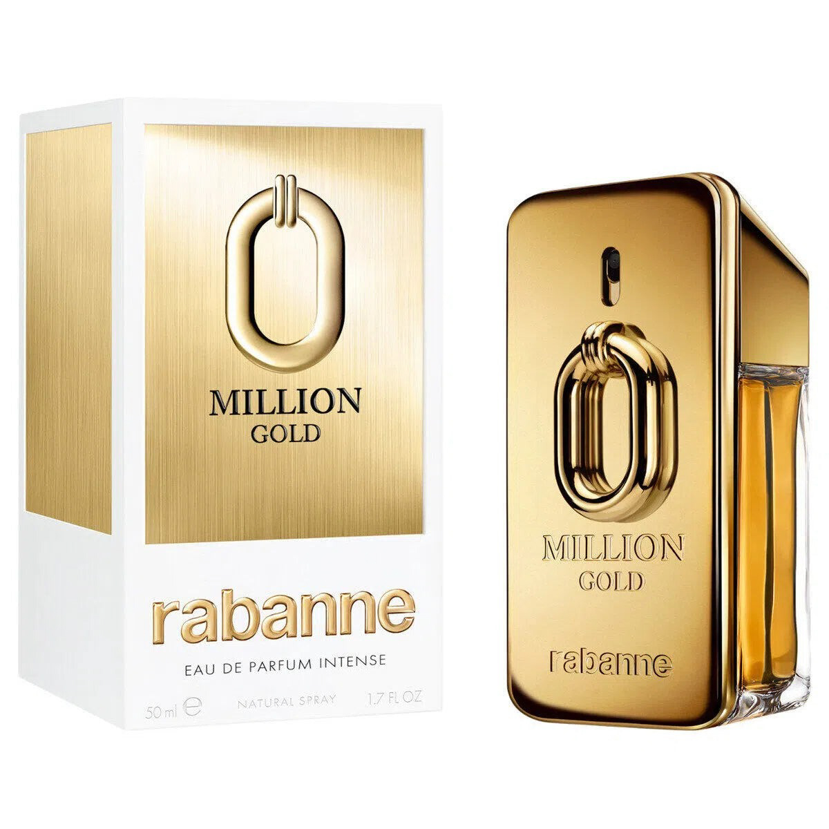Perfume Paco Rabanne Million Gold Eau de Parfum Intense Masculino 50ML