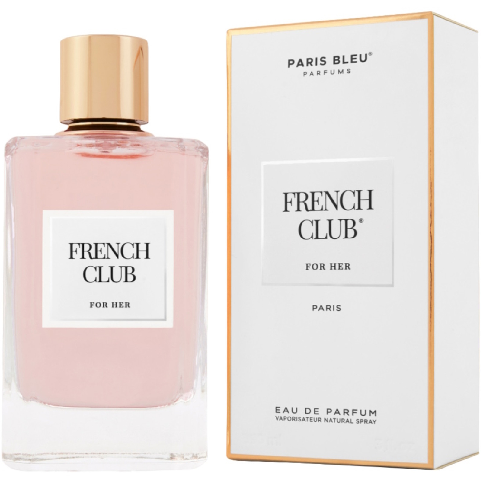 Perfume Paris Bleu French Club For Her Eau de Parfum Feminino 90ML