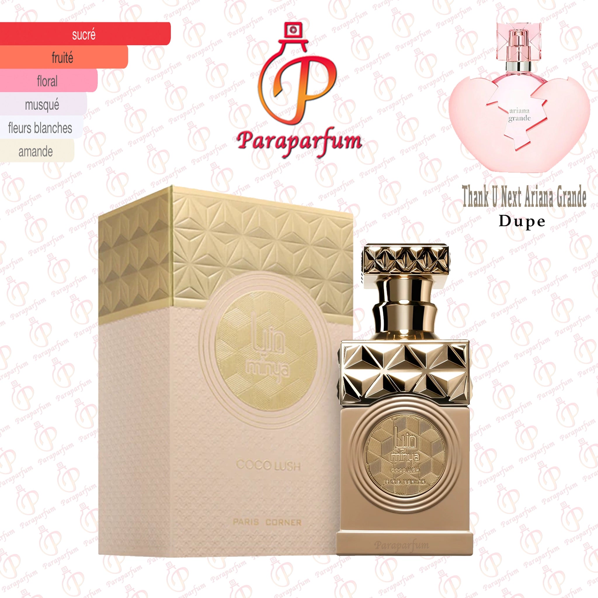 Perfume Paris Corner Minya Coco Lush Eau de Parfum Unissex 100ML