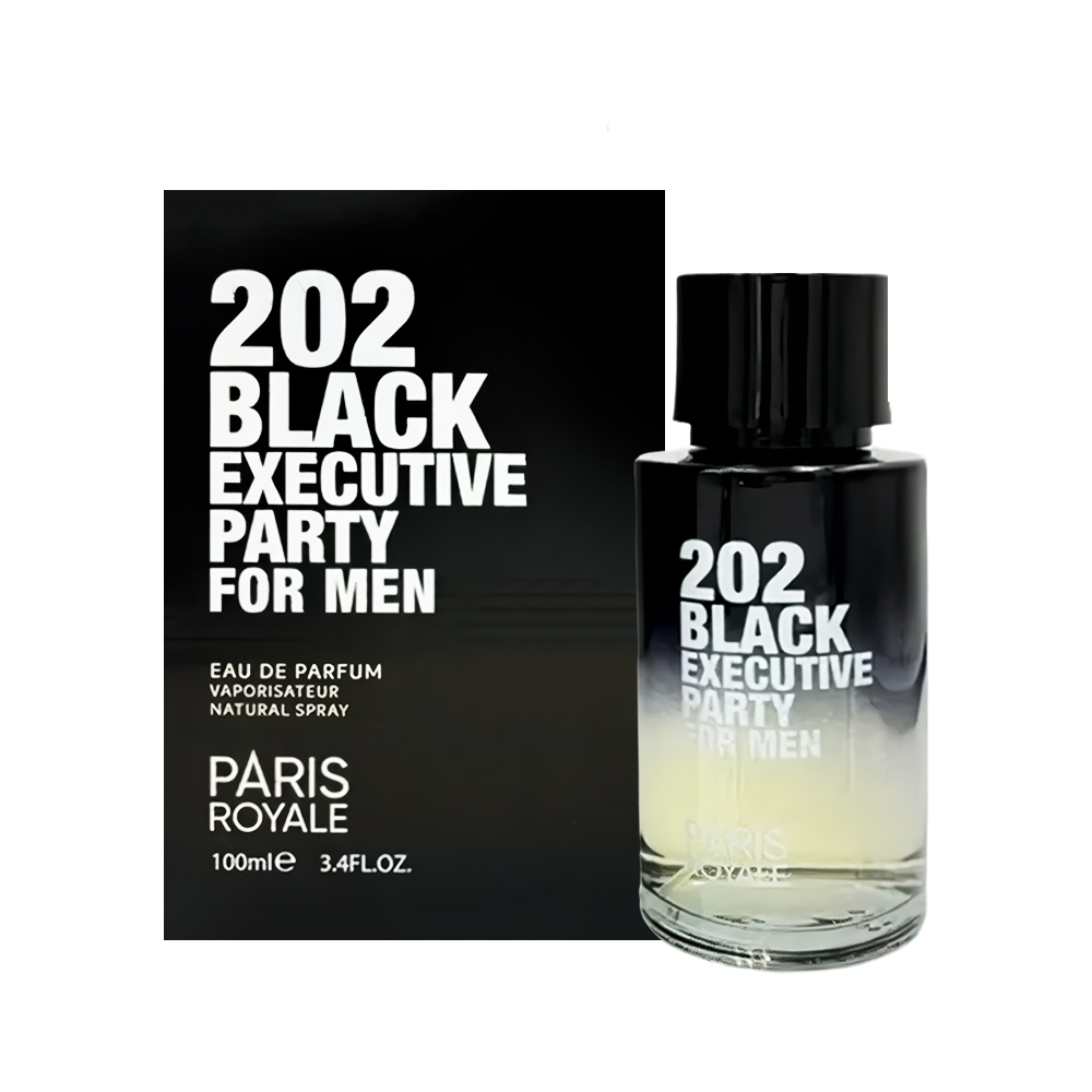Perfume Paris Royale 202 Black Executive Party Eau de Parfum Masculino 100ML