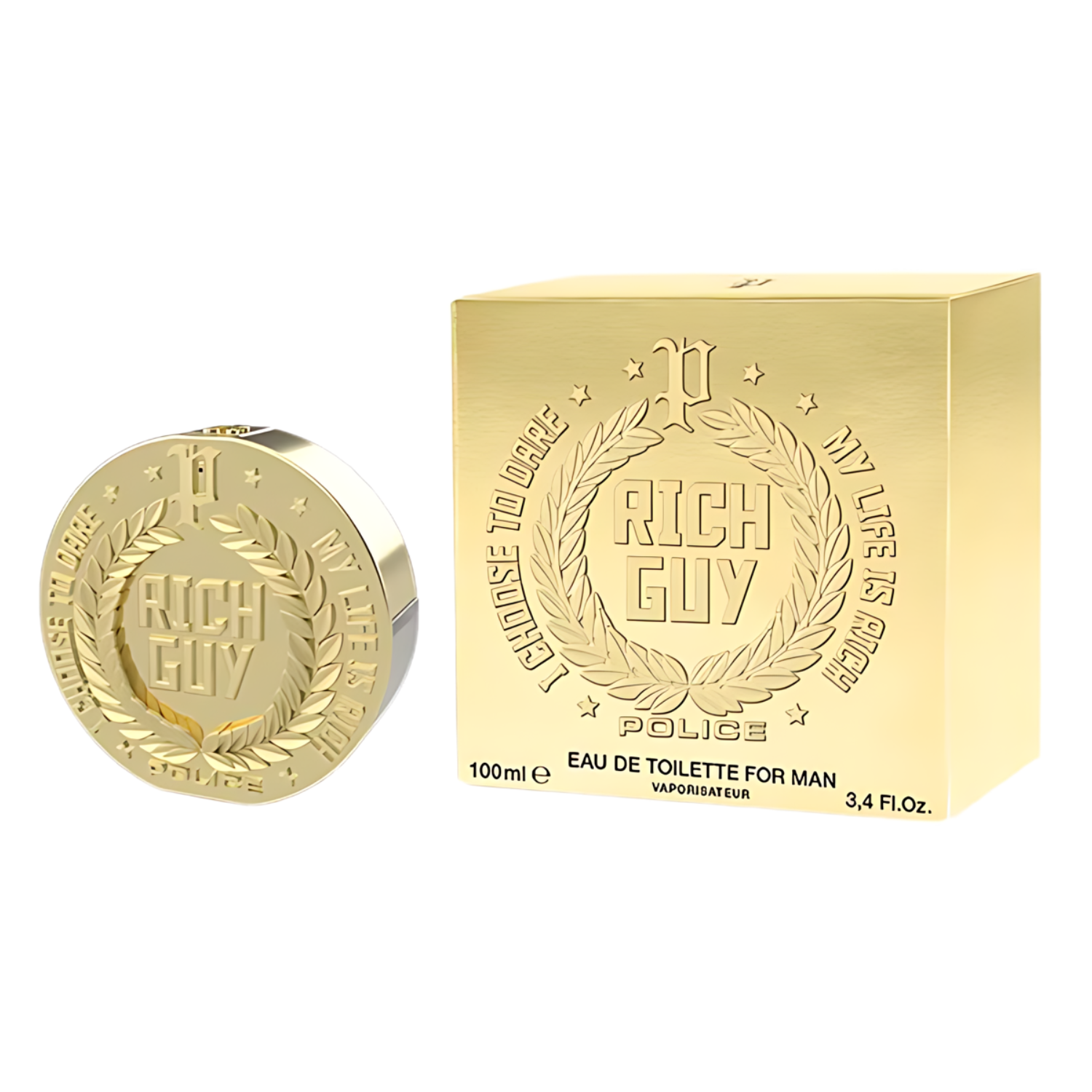 Perfume Police Rich Guy Eau de Toilette Masculino 100ML