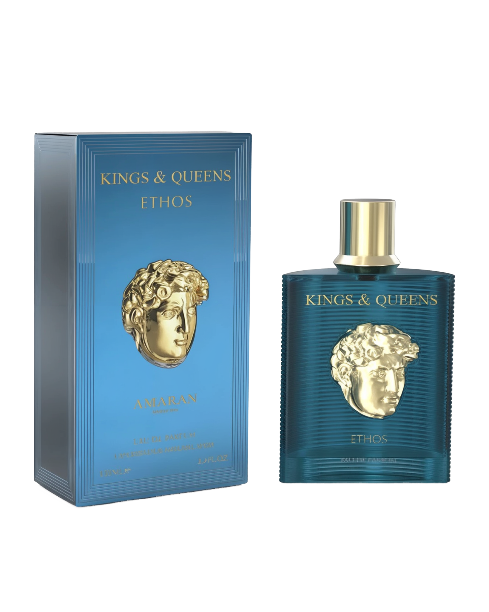 Perfume Amaran Kings & Queens Ethos Eau de Parfum Masculino 100ML