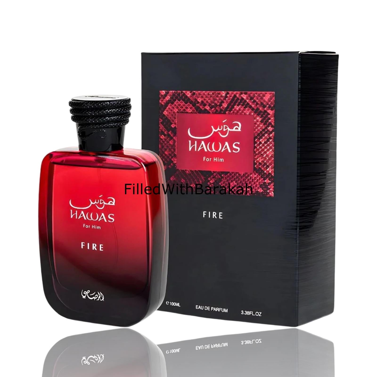 Perfume Rasasi Hawas Fire For Him Eau de Parfum Masculino 100ML
