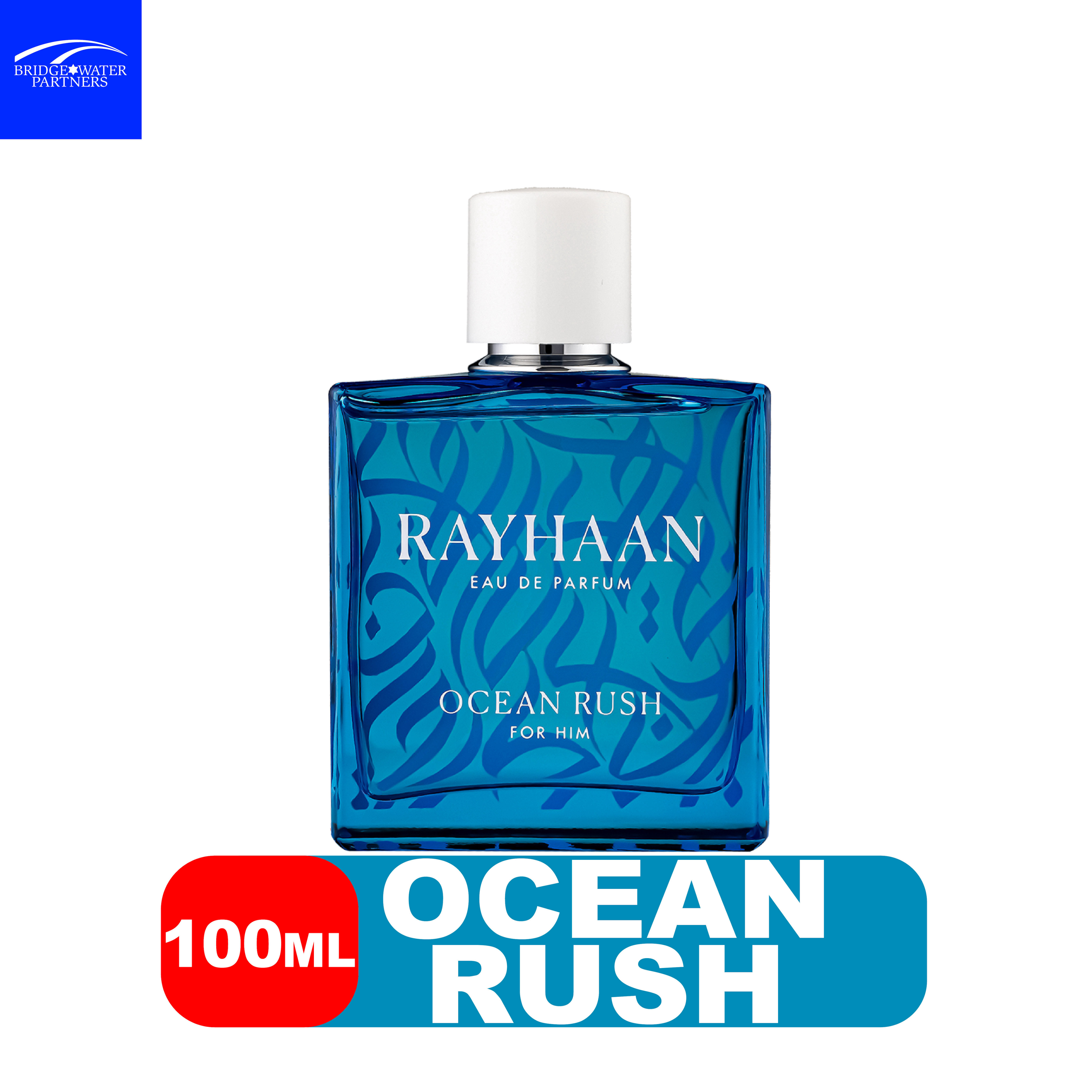 Perfume Rayhaan Ocean Rush Eau de Parfum Masculino 100ML