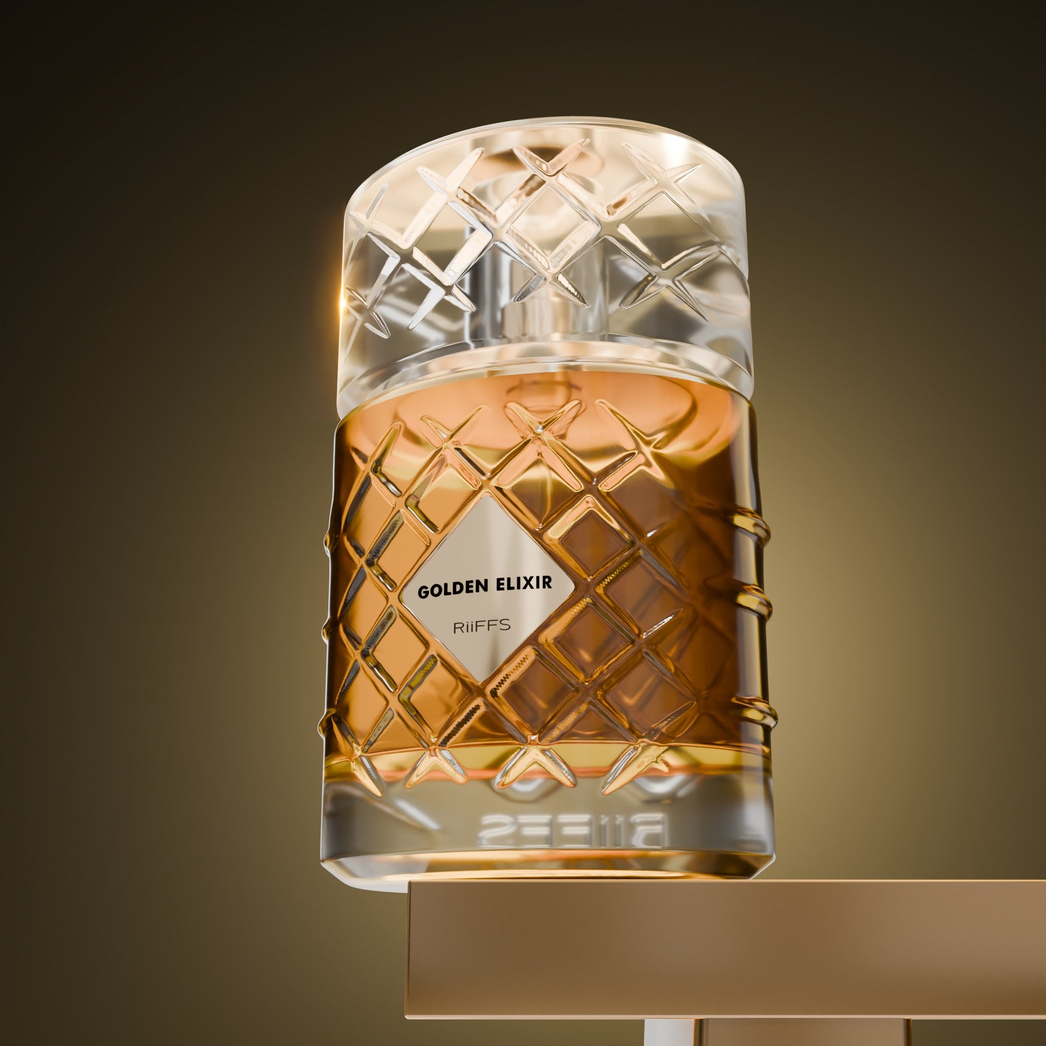 Perfume Riiffs Golden Elixir Extrait de Parfum Masculino 100ML