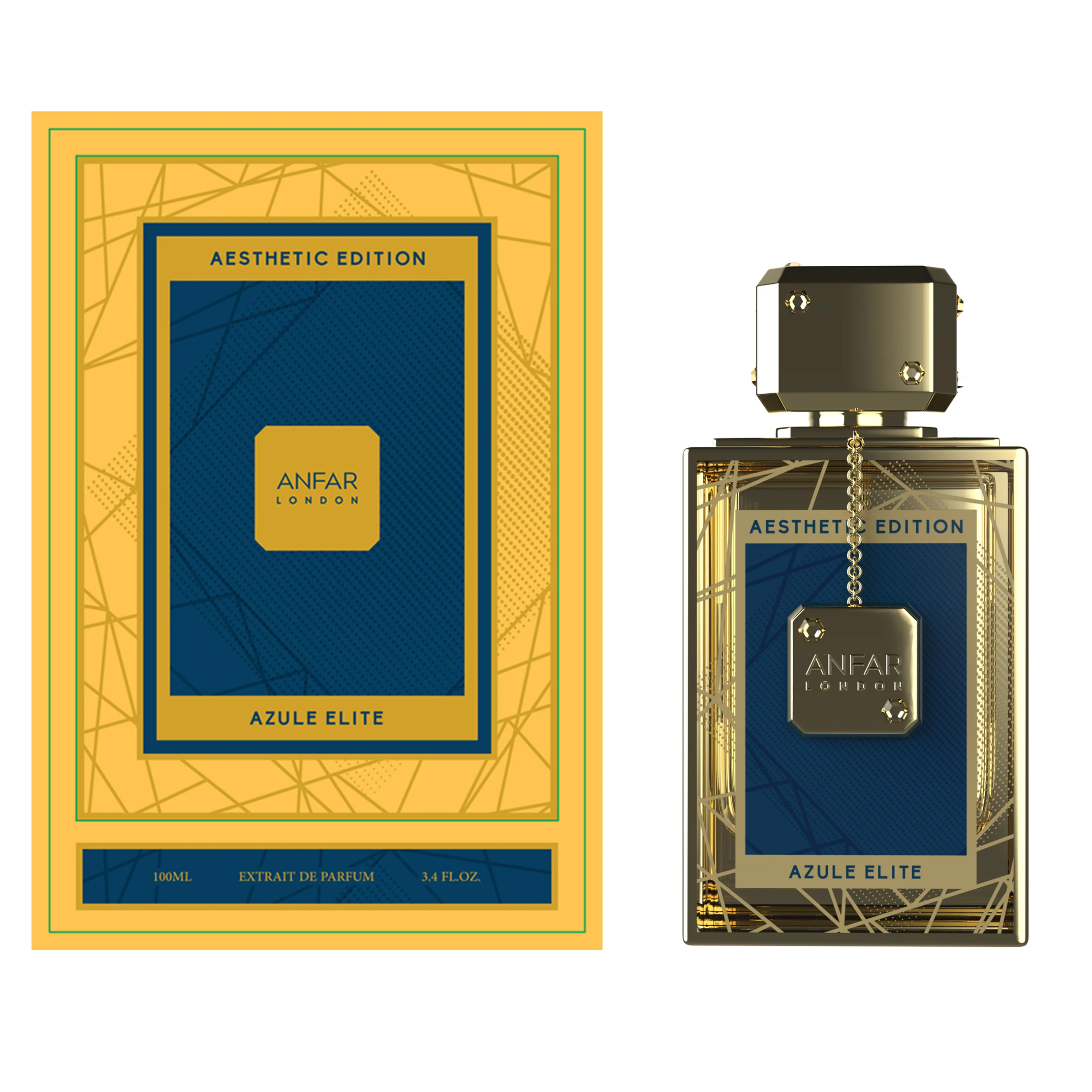 Perfume Anfar Azule Elite Extrait de Parfum Masculino 100ML