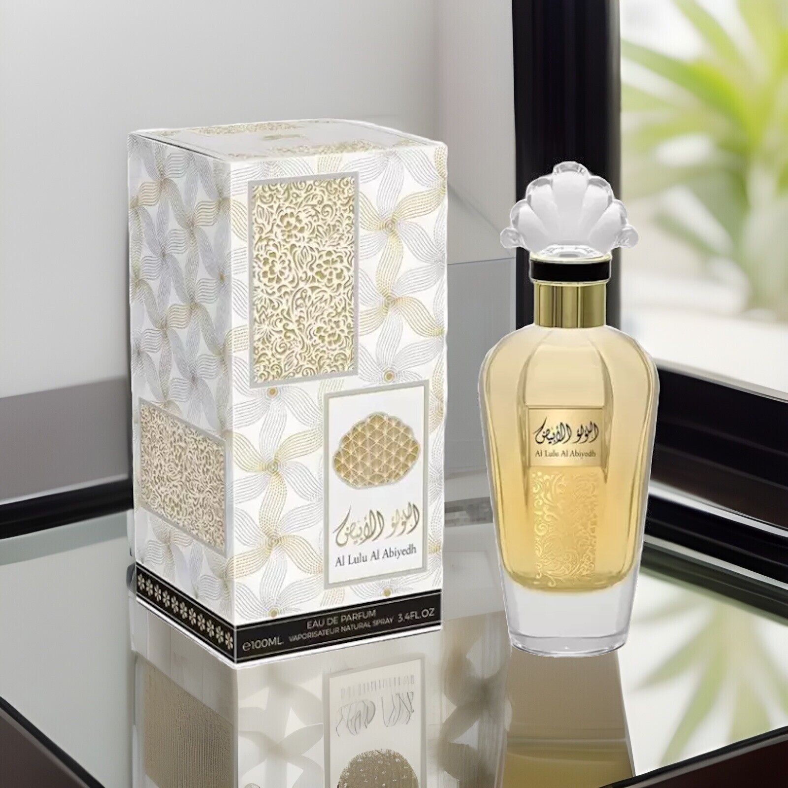 Perfume Sahari Al Lulu Al Abiyedh Eau de Parfum Unissex 100ML