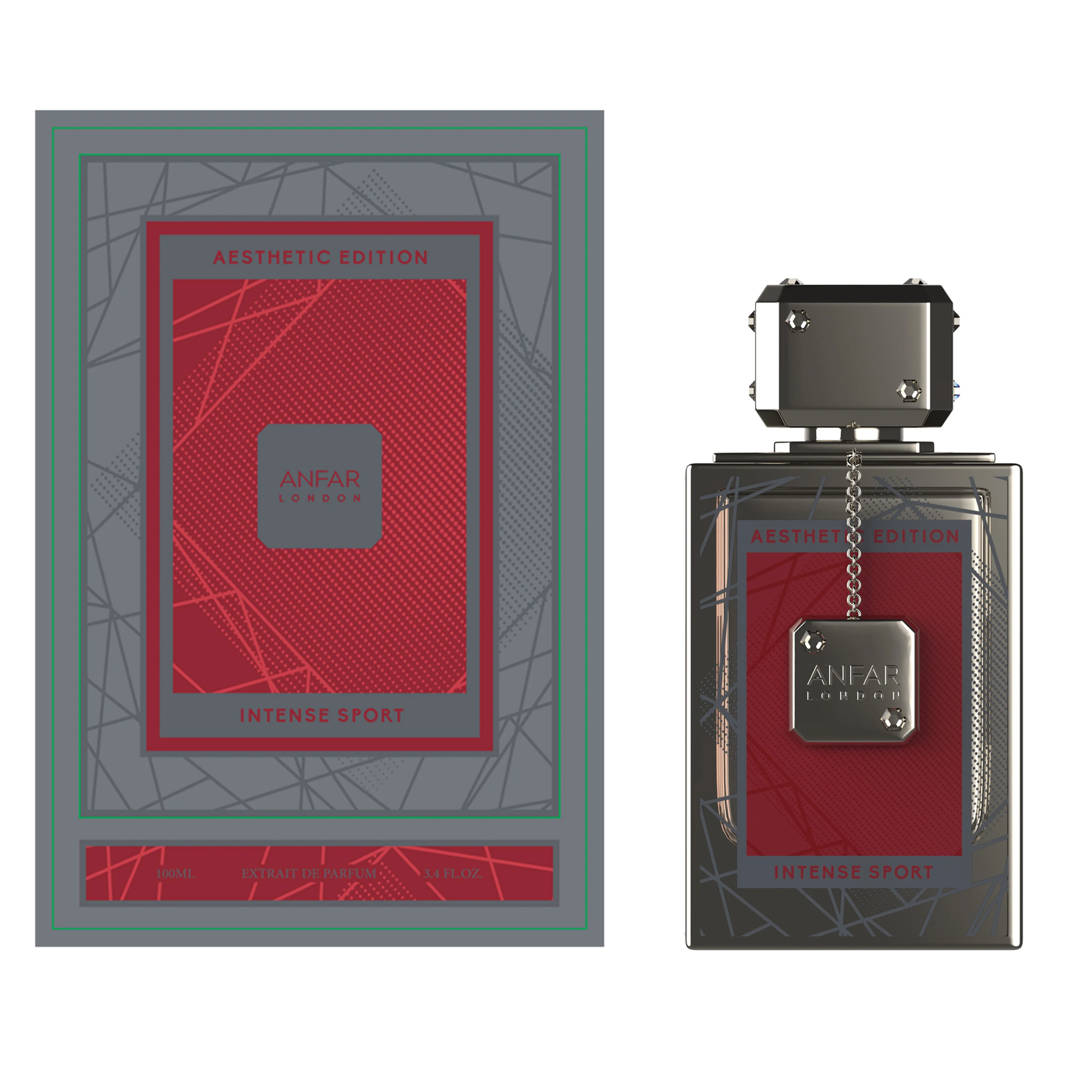 Perfume Anfar Intense Sport Extrait de Parfum Masculino 100ML