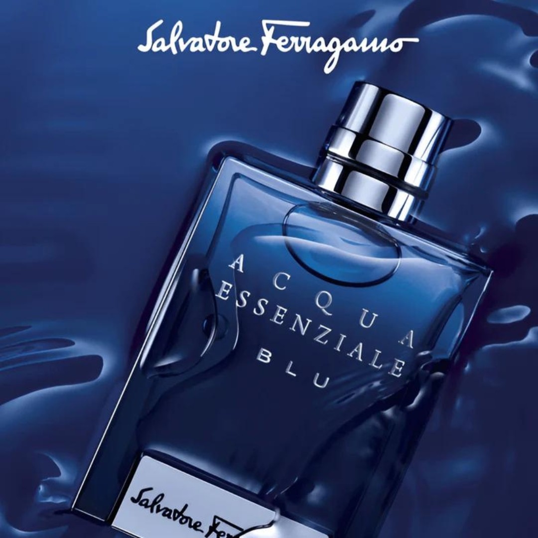 Perfume Salvatore Ferragamo Acqua Essenziale Blu Eau de Toilette Masculino 100ML