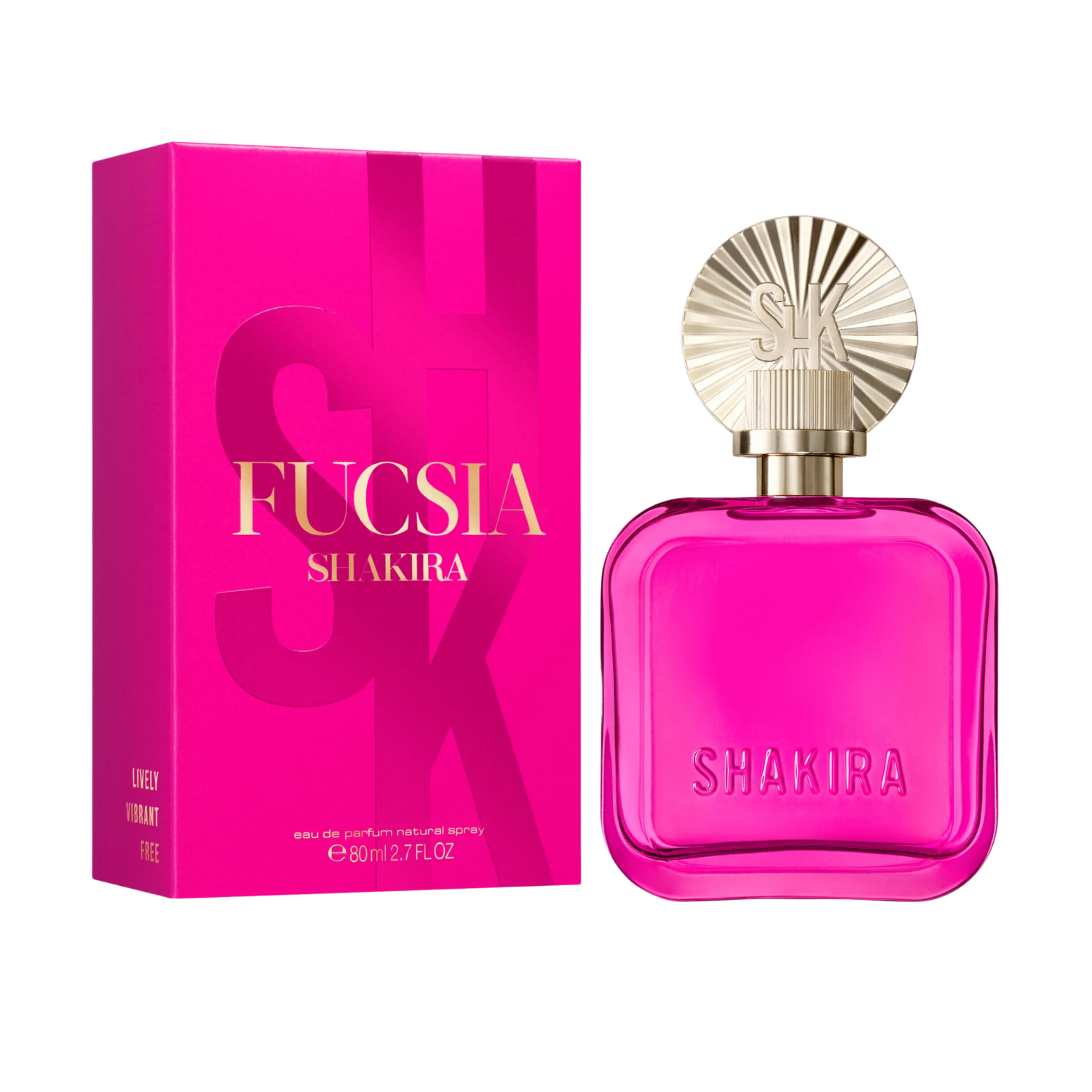 Perfume Shakira Fucsia Eau de Parfum Feminino 80ML