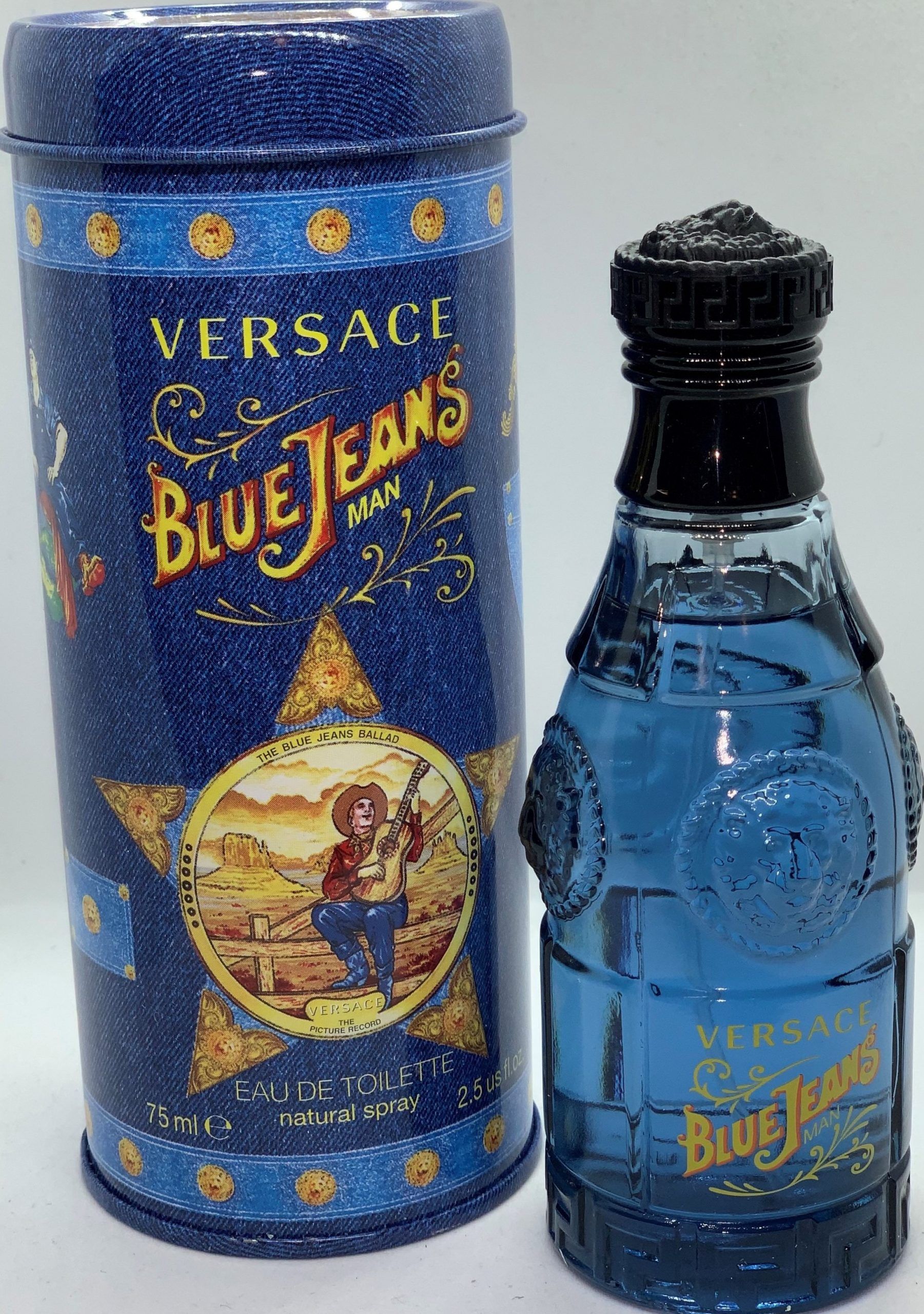 Perfume Versace Blue Jeans Eau de Toilette Masculino 75ML
