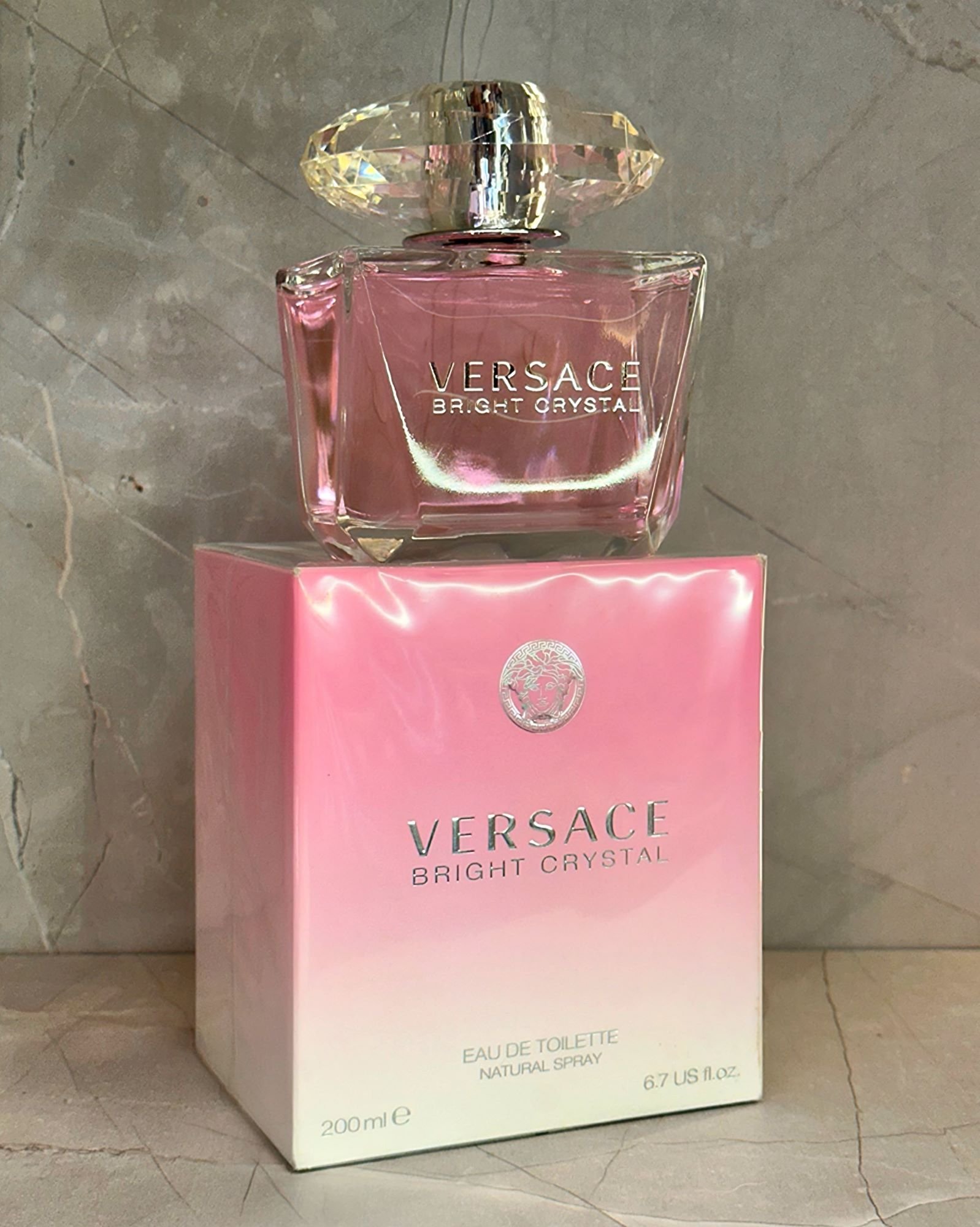 Perfume Versace Bright Crystal Eau de Toilette Feminino 200ML