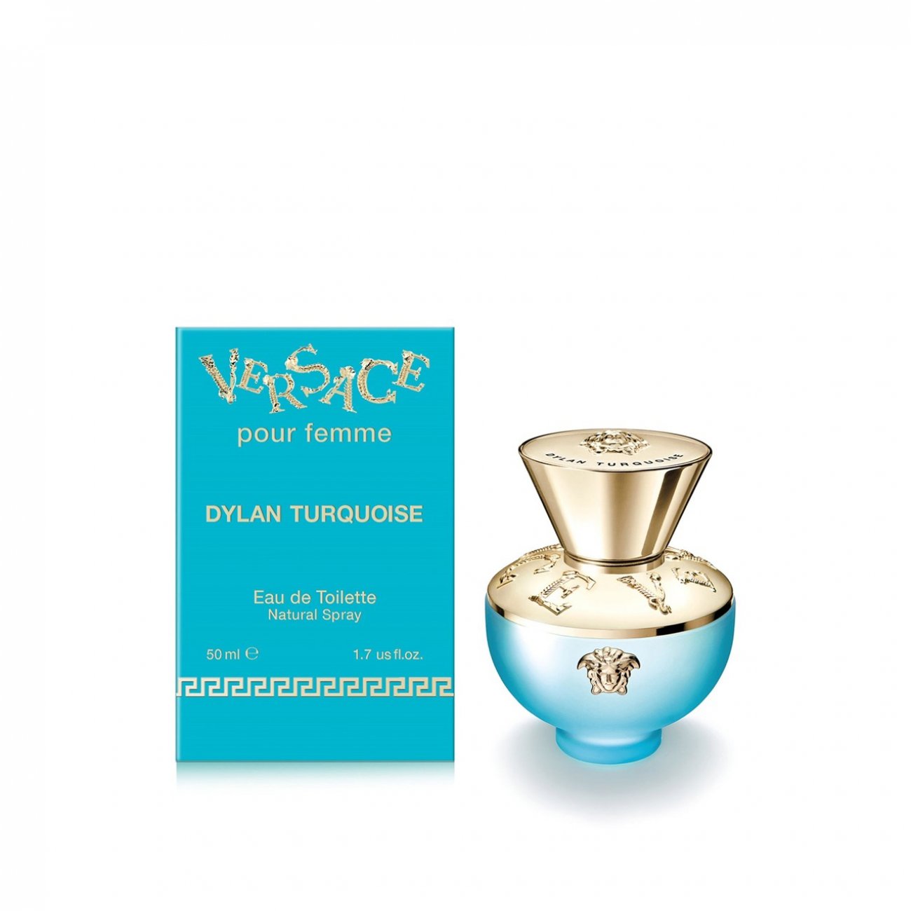 Perfume Versace Dylan Turquoise Pour Femme Eau de Toilette Feminino 50ML