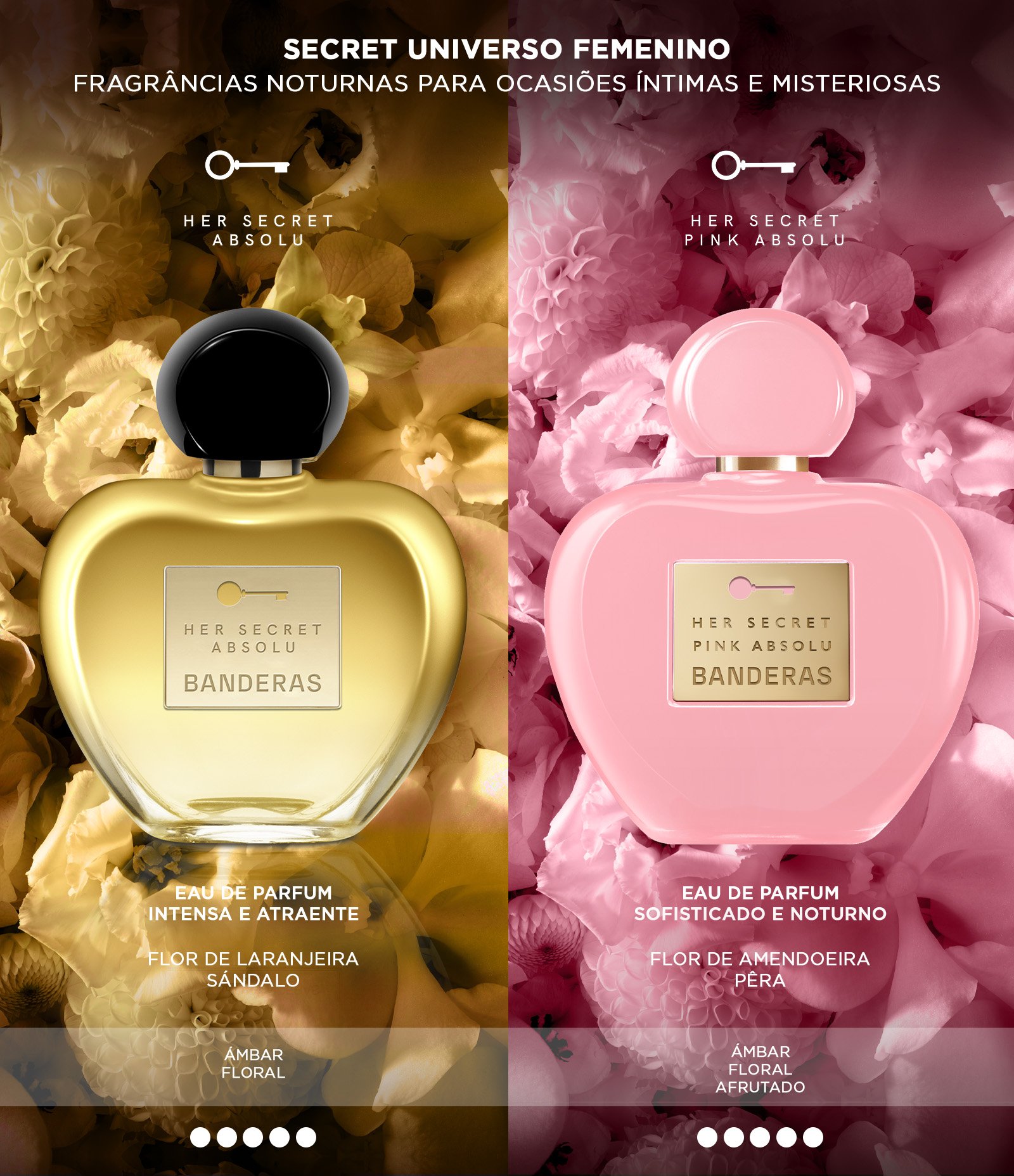 Perfume Antonio Banderas Her Secret Pink Absolu Eau de Parfum Feminino 80ML