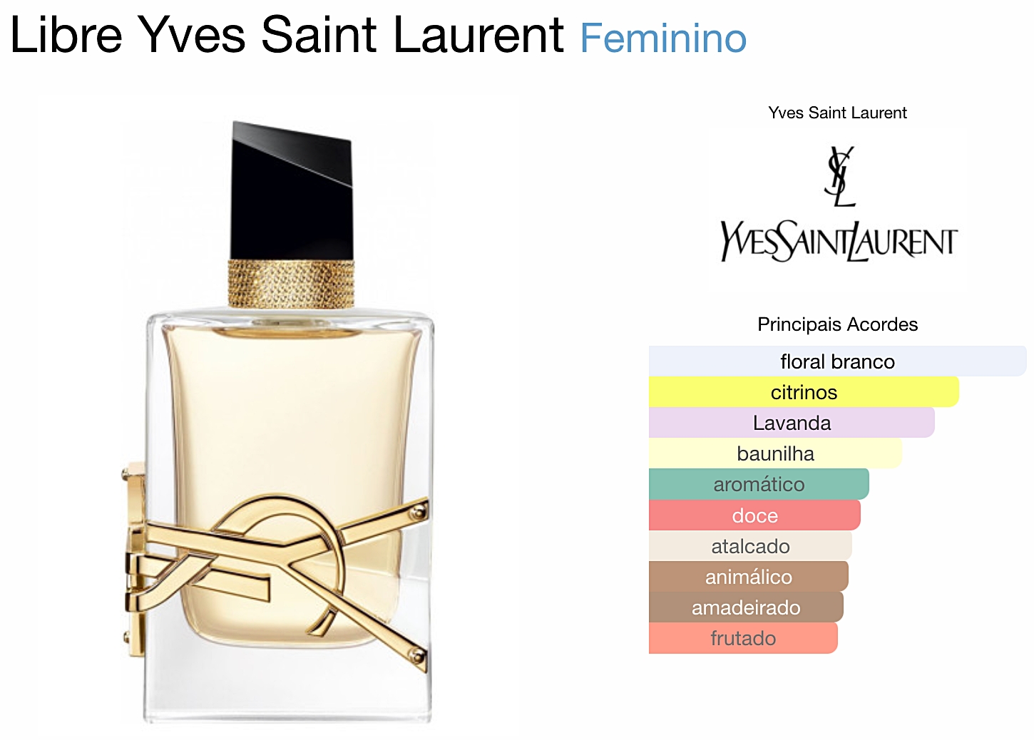 Perfume Yves Saint Laurent Libre Eau de Toilette Feminino 90ML