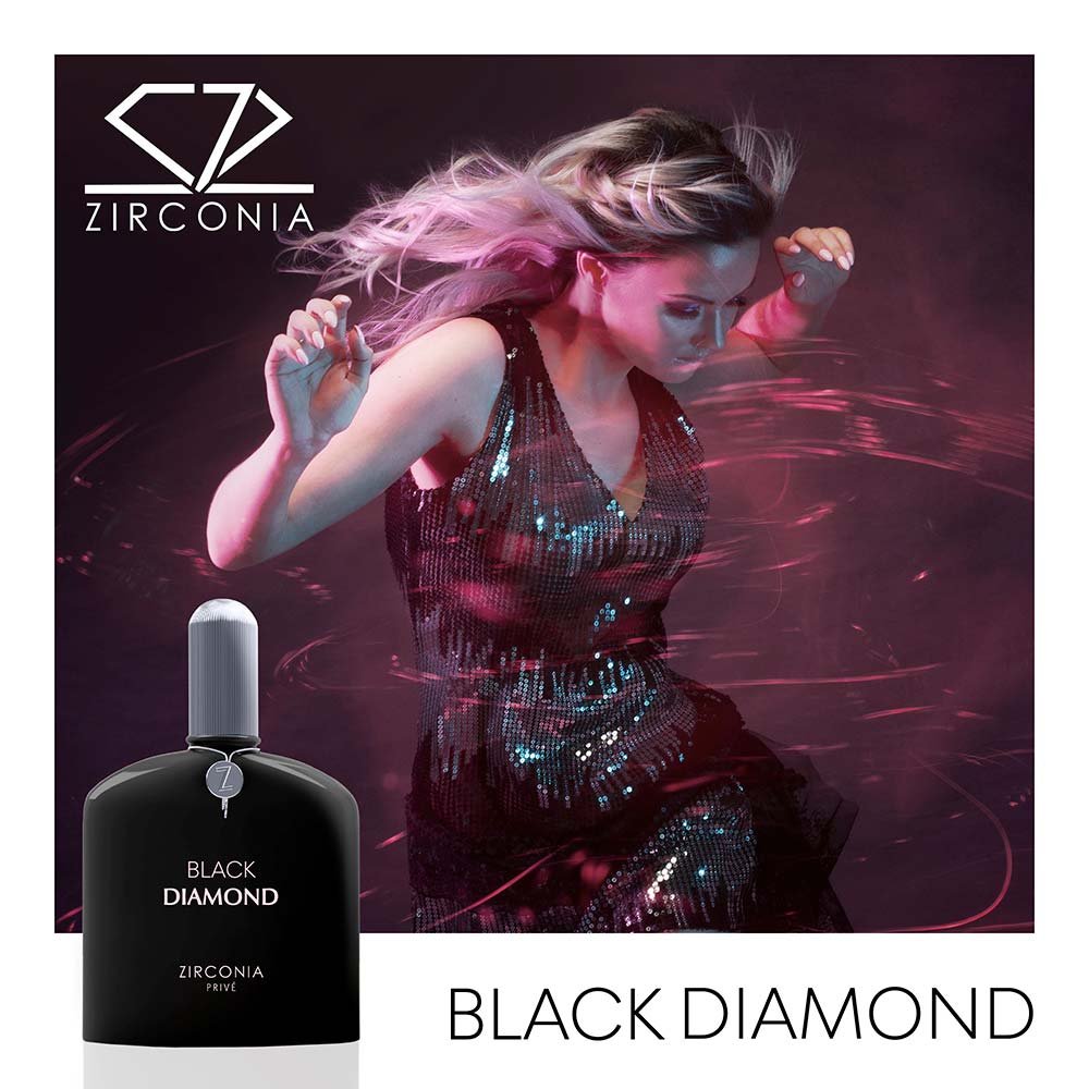 Perfume Zirconia Prive Black Diamond Eau de Parfum Feminino 100ML