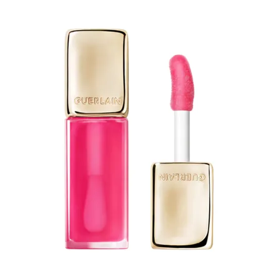 Óleo Labial Guerlain Kisskiss Bee Glow 458 Pop Rose Glow · Gloss