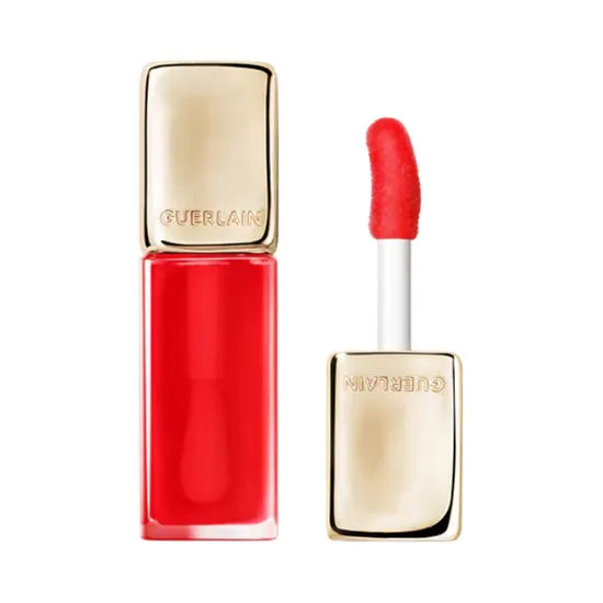 Óleo Labial Guerlain Kisskiss Bee Glow 775 Poppy Glow · Gloss