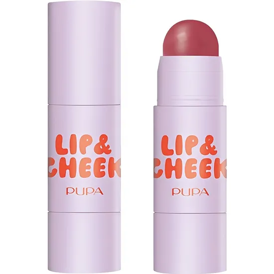 Blush e Batom Em Bastão Pupa Milano Grwstick Lip & Cheek 2 Em 1 - 002 Cheerleader
