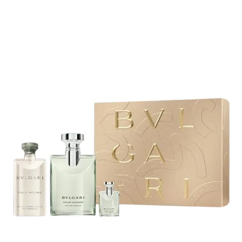 Bvlgari Pour Homme Kit Men 100ML+5ML Edp+Shower Gel