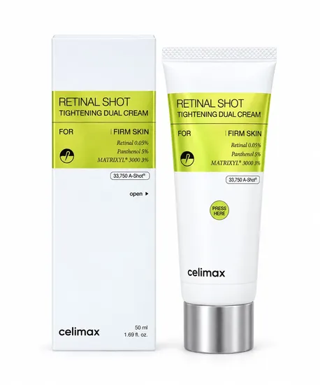 Celimax Retinal Shot Tightening Dual Cream · Creme Facial