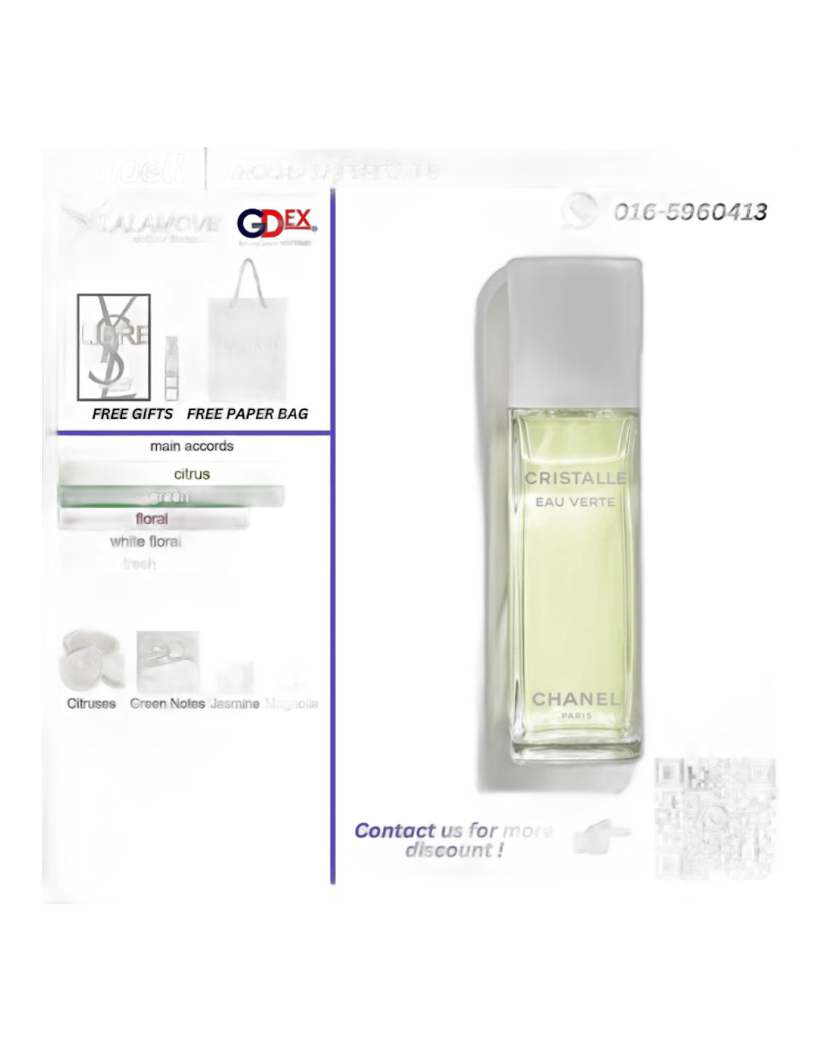 Chanel Cristalle Eau Verte Edp Fem