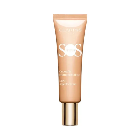 Clarins Primer Sos Peach Blurs Imperfections