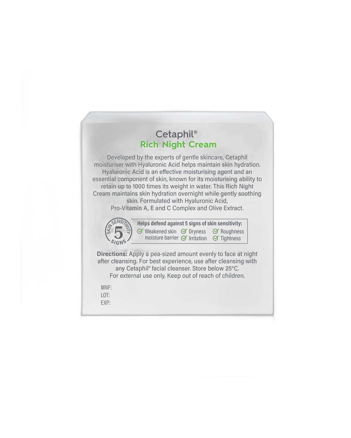 Cetaphil With Hyaluronic Acid · Creme Facial