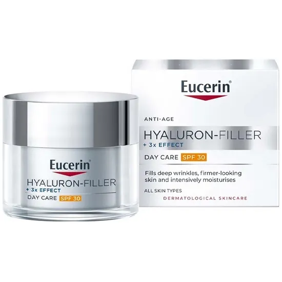 Hidratante Eucerin Hyaluron-Filler + 3X Effect Day Care SPF30 de 50ML · Creme Facial