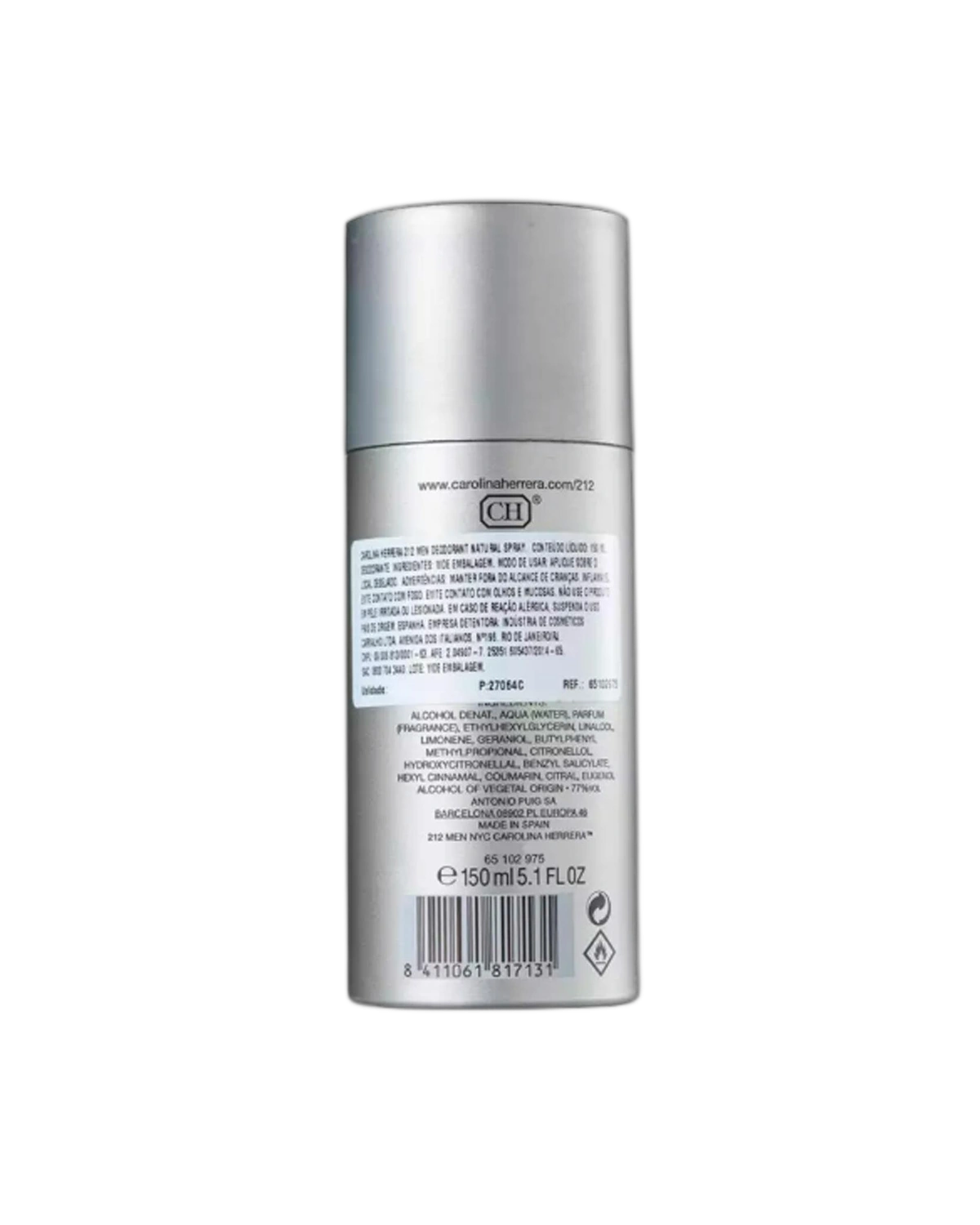 CH 212 Fem Spray · Desodorante