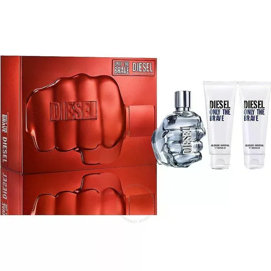 Diesel Only The Brave Kit Men 125ML Edt+Shower Gel 2X75ML