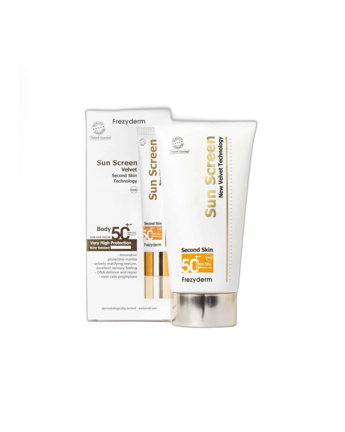 Frezyderm Gel Corporal c/Protector Solar Velvet Stars SPF50 · Protetor Solar