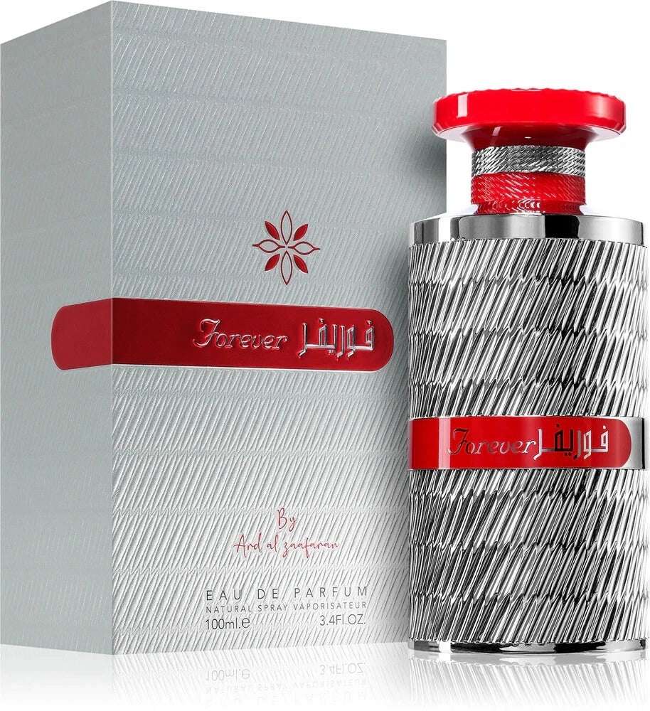 Perfume Ard Al Zaafaran Forever Silver Red Eau de Parfum Unissex 100ML