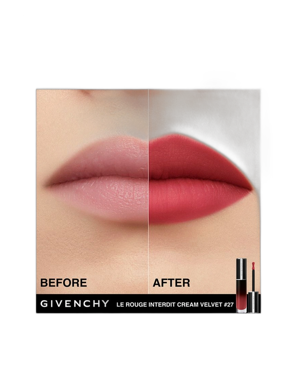 Creme Givenchy Cosmetico Le Rouge Int Cream Velvet N27 · Creme Hidratante