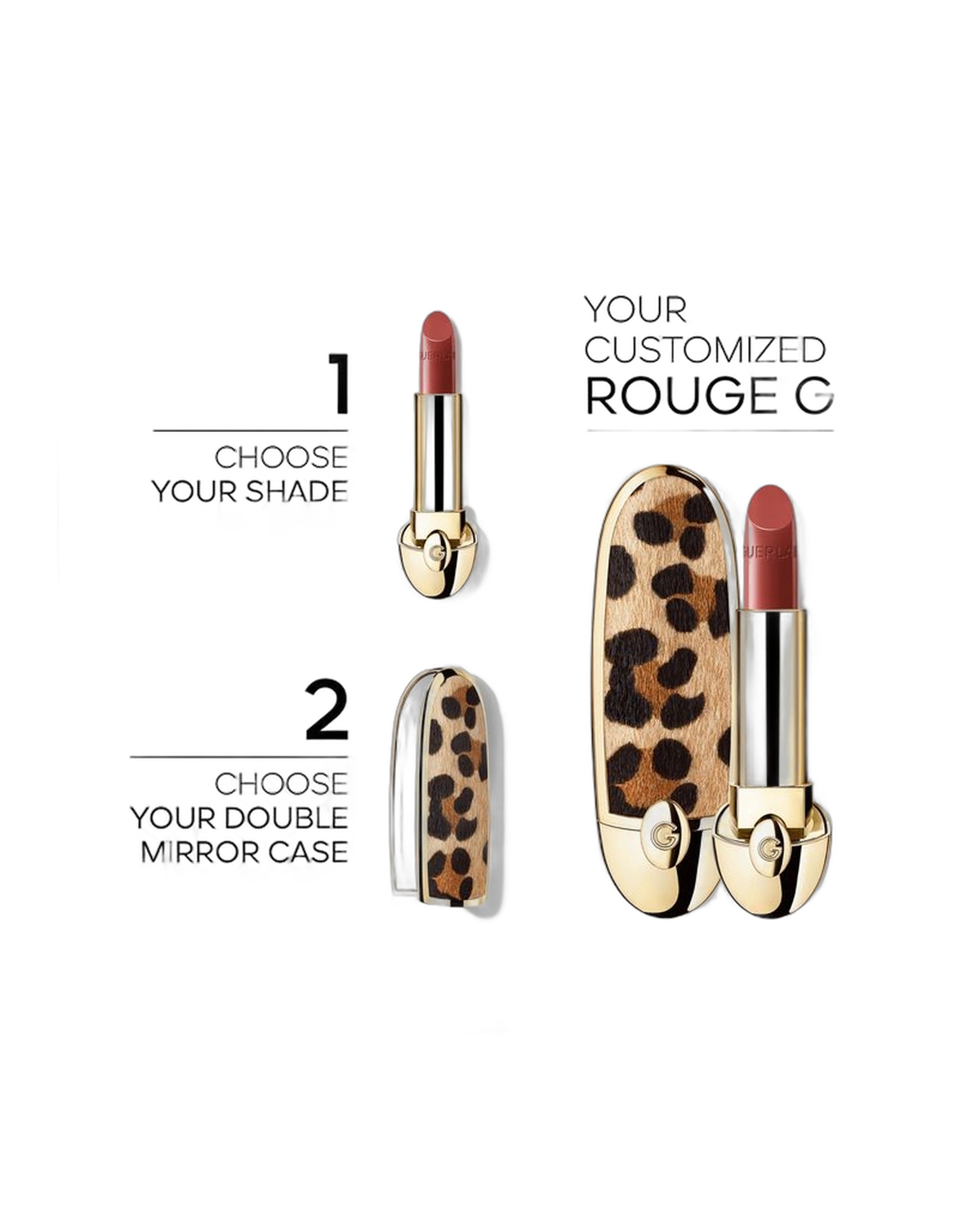 Guerlain Labial Rouge Satin 333 Rouge Framboise · Batom