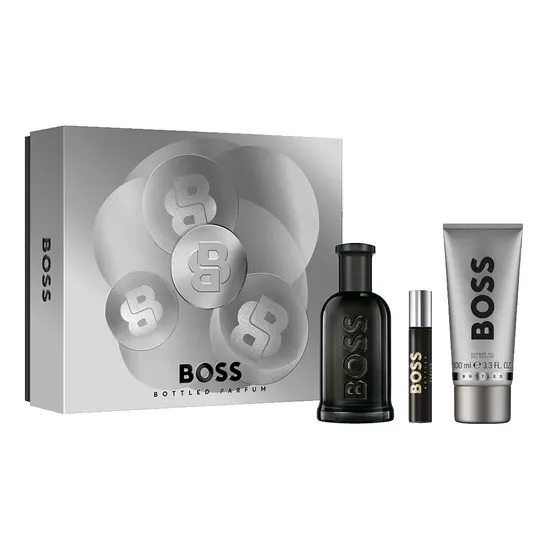 Hugo Boss Bottled Kit Men 100ML Parfum+10ML+Shower