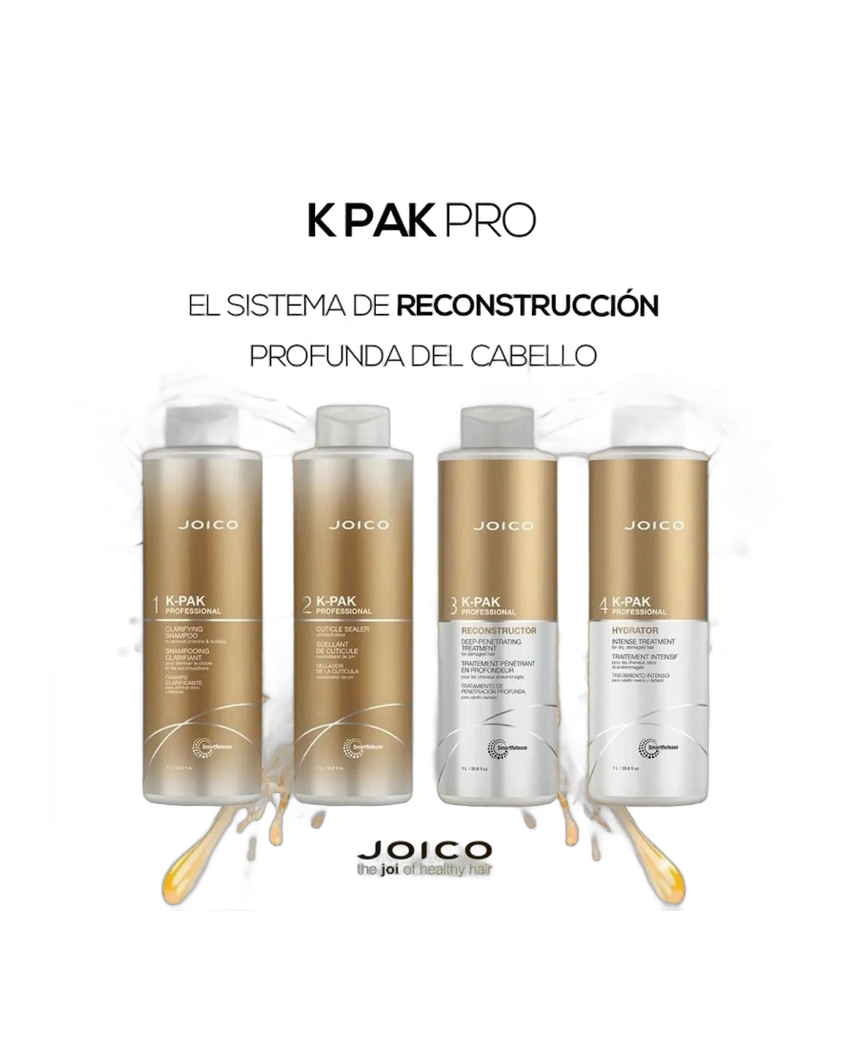Joico K-Pak Kit 4 Passos Nuevo 1 Litro