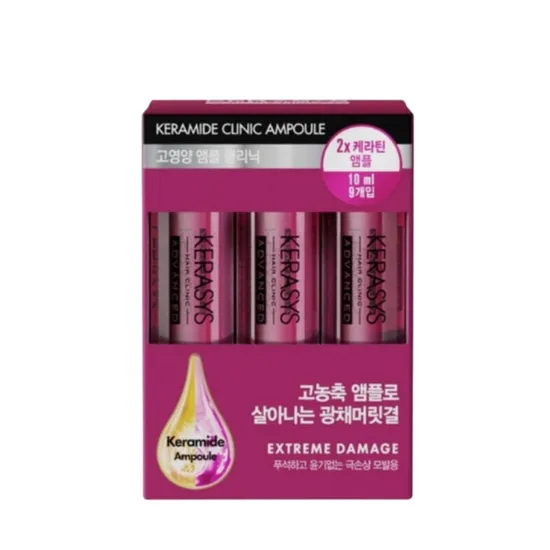 Kerasys Keramide Ampoule 10ML X9P · Tratamento Capilar